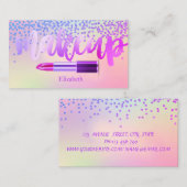 Professionele, moderne holografische diamant visitekaartje (Voorkant / Achterkant)