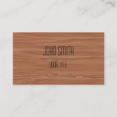 Professionele moderne houten korrels visitekaartje (Voorkant)