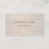 Professionele moderne houten korrels visitekaartje (Voorkant)