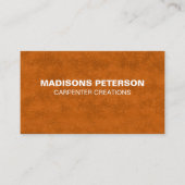 professionele moderne houten timmerbouw visitekaartje (Voorkant)