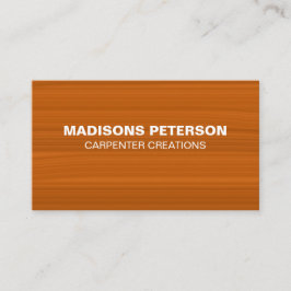 professionele moderne houten timmerbouw visitekaartje