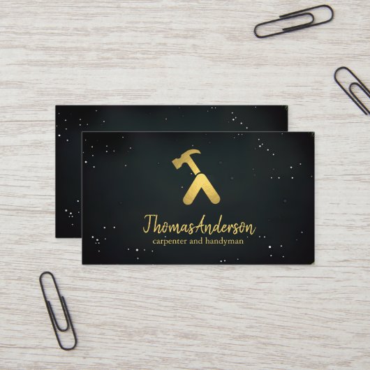 Professionele Moderne Huis Reparatie Handyman Visitekaartje (Voorkant / Achterkant in situ)