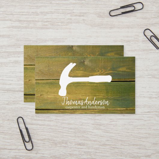 Professionele Moderne Huis Reparatie Handyman Visitekaartje (Voorkant / Achterkant in situ)