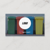 Professionele moderne junkverwijdering visitekaartje (Achterkant)