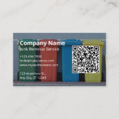 Professionele moderne junkverwijdering visitekaartje (Voorkant)