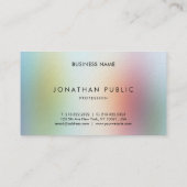 Professionele, moderne, kleurrijke Abstracte art e Visitekaartje (Achterkant)