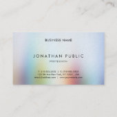 Professionele, moderne, kleurrijke Abstracte art e Visitekaartje (Achterkant)