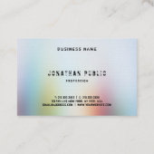 Professionele, moderne, kleurrijke Abstracte art e Visitekaartje (Achterkant)