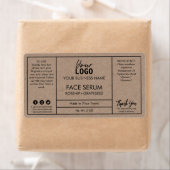 Professionele moderne Kraft Face Serum Labels (Insitu)