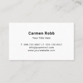 Professionele & Moderne Landscaping Gazonboom Groe Visitekaartje (Achterkant)