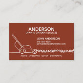 Professionele moderne landschapsarchitectuur en ga visitekaartje (Voorkant)