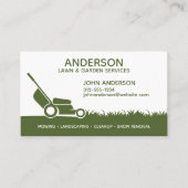 Professionele moderne landschapsarchitectuur en ga visitekaartje (Voorkant)