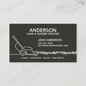 Professionele moderne landschapsarchitectuur en ga visitekaartje (Voorkant)