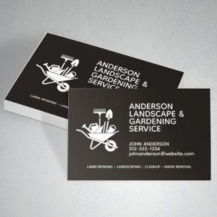 Professionele moderne landschapsarchitectuur en ga visitekaartje