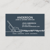 Professionele moderne landschapsarchitectuur en ga visitekaartje (Voorkant)