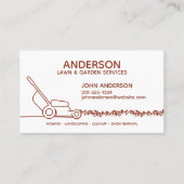 Professionele moderne landschapsarchitectuur en ga visitekaartje (Voorkant)