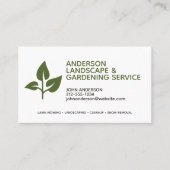 Professionele moderne landschapsarchitectuur en ga visitekaartje (Voorkant)