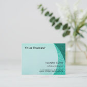 Professionele moderne legant visitekaartje (Staand voorkant)