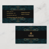 Professionele moderne legant visitekaartje (Voorkant / Achterkant)