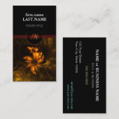 Professionele moderne legante wolktuin visitekaartje (Voorkant / Achterkant)