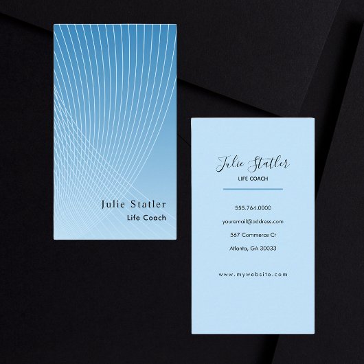 Professionele moderne Life Coach mentor Counselor Visitekaartje