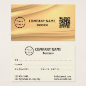 Professionele Moderne Logo QR Code Gift Kaart (Voorkant /achterkant)