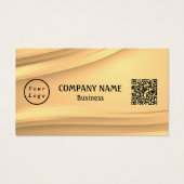 Professionele Moderne Logo QR Code Gift Kaart (Voorkant)