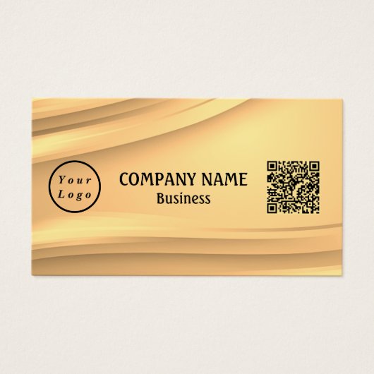Professionele Moderne Logo QR Code Gift Kaart (Voorkant)