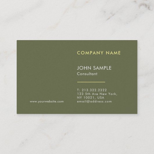 Professionele moderne luxe parel afwerking elegant visitekaartje (Achterkant)