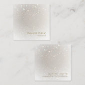 Professionele moderne luxe Sjabloon Vierkante Visitekaartje (Voorkant / Achterkant)