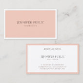 Professionele, moderne, minimale elegante, stijlvo visitekaartje (Voorkant / Achterkant)