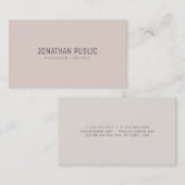 Professionele, moderne, minimale Sjabloon elegante Visitekaartje (Voorkant / Achterkant)