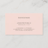 Professionele, moderne, minimale Sjabloon Visitekaartje (Achterkant)