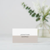 Professionele, moderne, minimale Sjabloon Visitekaartje (Staand voorkant)