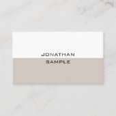 Professionele, moderne, minimale Sjabloon Visitekaartje (Voorkant)