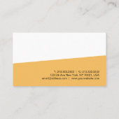 Professionele, moderne, minimale Sjabloon Visitekaartje (Achterkant)