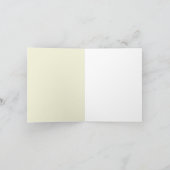 Professionele moderne minimalistische beige kleur notitiekaartje (Binnen)