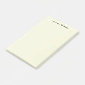 Professionele moderne minimalistische beige kleur post-it® notes (Schuin)