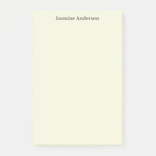 Professionele moderne minimalistische beige kleur post-it® notes