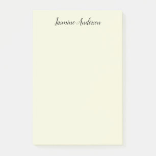 Professionele moderne minimalistische beige kleur post-it® notes