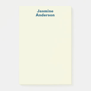 Professionele moderne minimalistische beige kleur post-it® notes