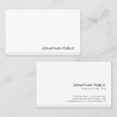 Professionele Moderne Minimalistische Classy Sjabl Visitekaartje (Voorkant / Achterkant)