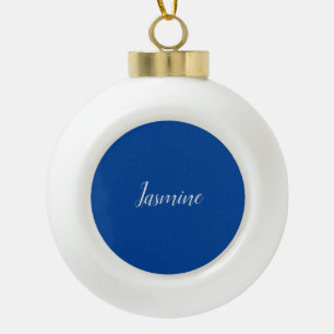 Professionele moderne minimalistische Deep Blue Keramische Bal Ornament