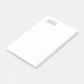 Professionele Moderne Minimalistische Duidelijke N Post-it® Notes (Schuin)
