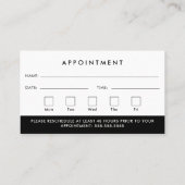 Professionele Moderne Minimalistische Eenvoudige A Visitekaartje (Achterkant)