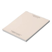 Professionele Moderne Minimalistische Eenvoudige L Notitieblok (Linkerzijde)