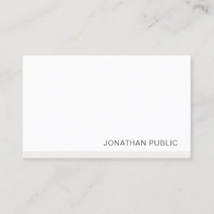 Professionele, moderne, minimalistische elegante S Visitekaartje