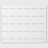 Professionele Moderne Minimalistische Gewone Calli Cadeaupapier (Vlak)