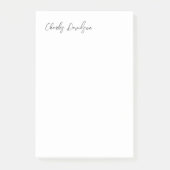 Professionele Moderne Minimalistische Gewone Kalli Post-it® Notes (Voorkant)