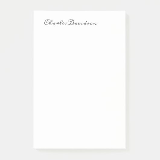 Professionele Moderne Minimalistische Gewone Kalli Post-it® Notes (Voorkant)